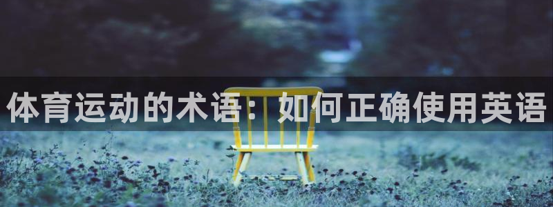 尊龙官网下载招商电话号码查询：体育运动的术语：如何正确使用英